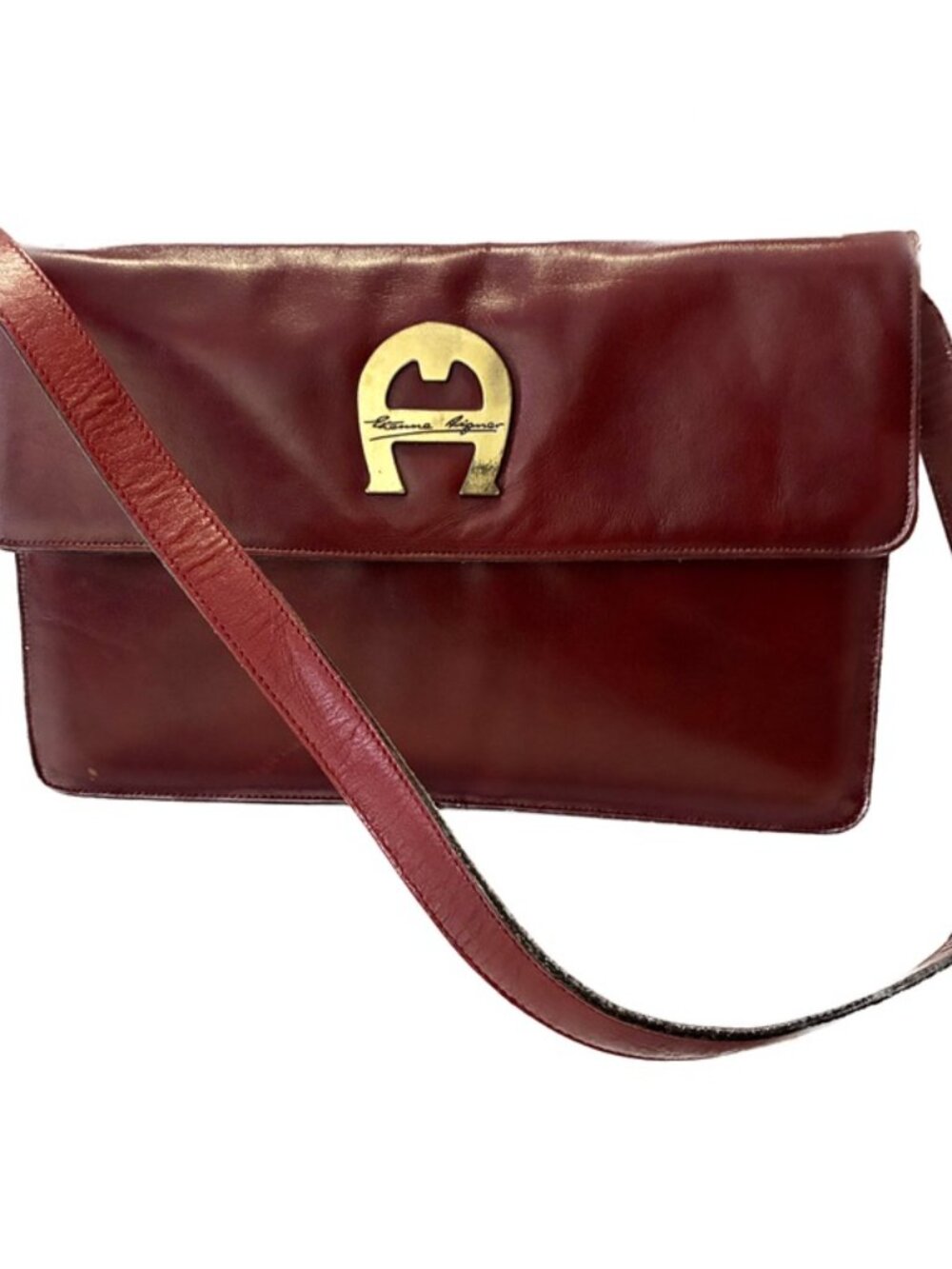 Convertible Clutch by Etienne Aigner in Oxblood - Picture 9 of 10